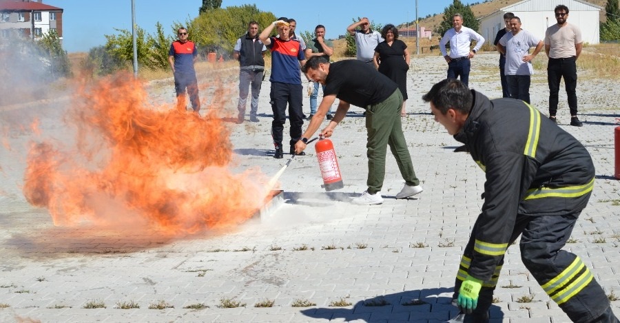 HASTANEMİZDE YANGIN TATBİKATI