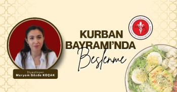 KURBAN BAYRAMI'NDA BESLENME KONUSUNDA BİLGİLENDİRMEDE BULUNDU