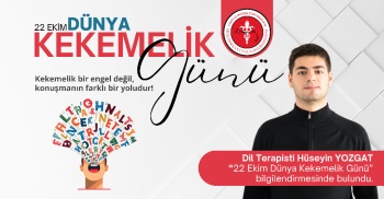 22 EKİM DÜNYA KEKEMELİK GÜNÜ