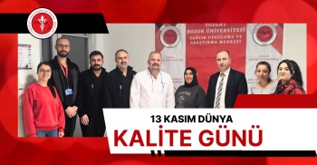 13 KASIM DÜNYA KALİTE GÜNÜ