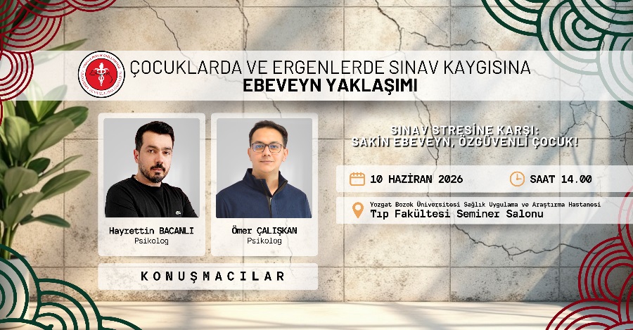 ÇOCUKLARDA VE ERGENLERDE SINAV KAYGISINA EBEVEYN YAKLAŞIMI