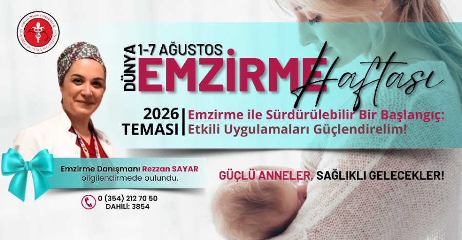 1-7 AĞUSTOS DÜNYA EMZİRME HAFTASI