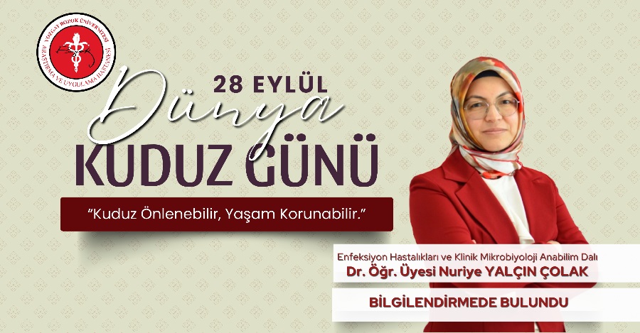 28 EYLÜL DÜNYA KUDUZ GÜNÜ