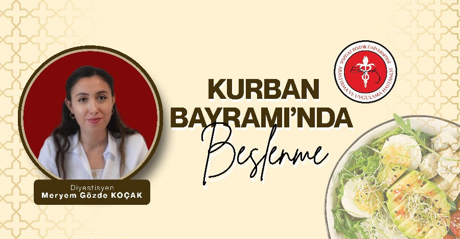 KURBAN BAYRAMI'NDA BESLENME KONUSUNDA BİLGİLENDİRMEDE BULUNDU