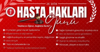 26 EKİM HASTA HAKLARI GÜNÜ