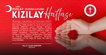 29 EKİM-4 KASIM KIZILAY HAFTASI