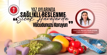 YAZ AYLARINDA SAĞLIKLI BESLENME 'SICAK HAVALARDA VÜCUDUNUZU KORUYUN'
