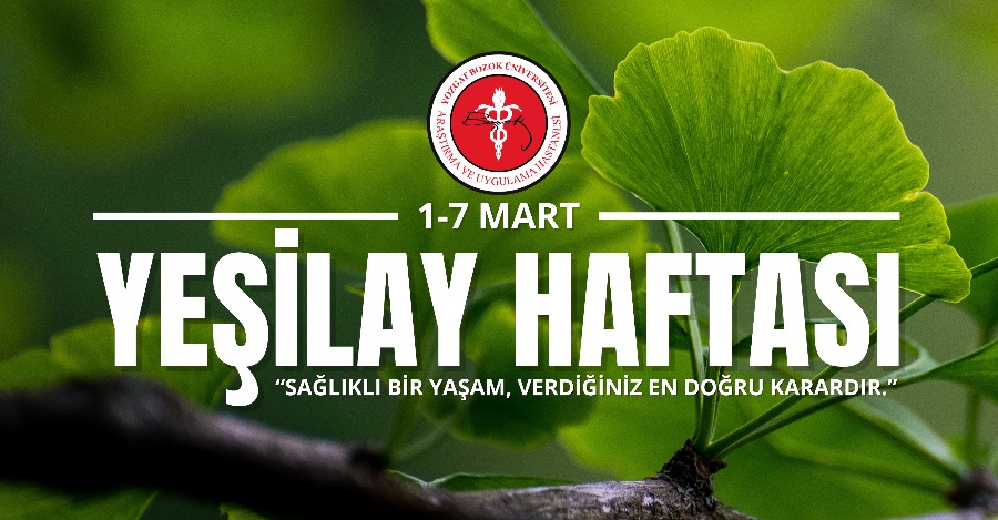 1-7 MART YEŞİLAY HAFTASI