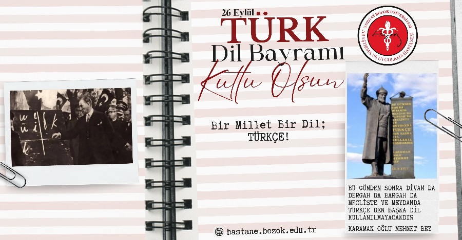 26 EYLÜL TÜRK DİL BAYRAMI