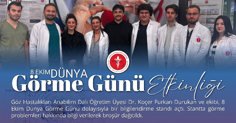 8 EKİM DÜNYA GÖRME GÜNÜ ETKİNLİĞİ