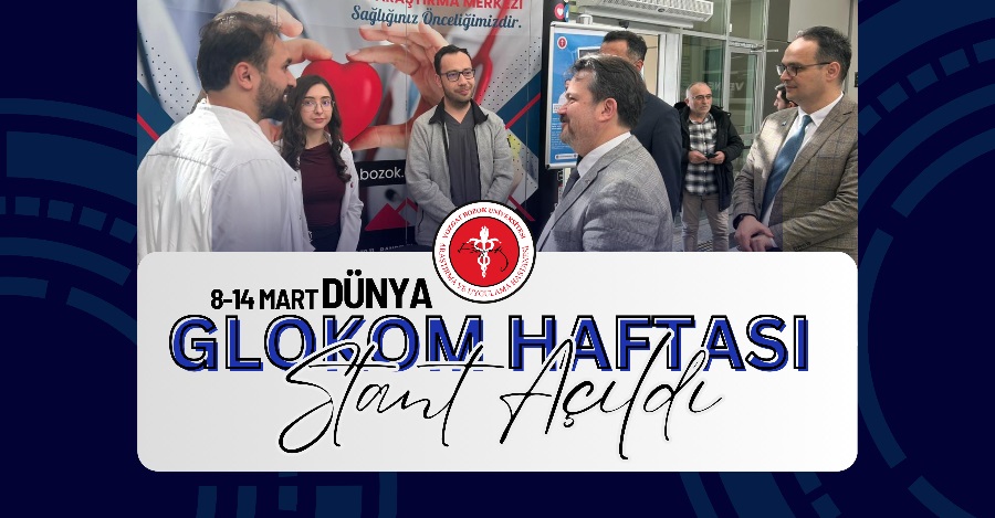 8-14 MART DÜNYA GLOKOM HAFTASI STANT AÇILDI