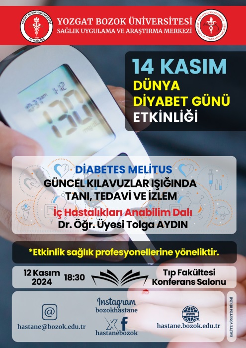 14 KASIM DÜNYA DİYABET GÜNÜ ETKİNLİĞİ 