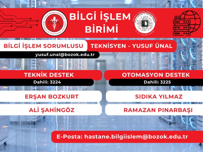 BİLGİ İŞLEM BİRİMİ