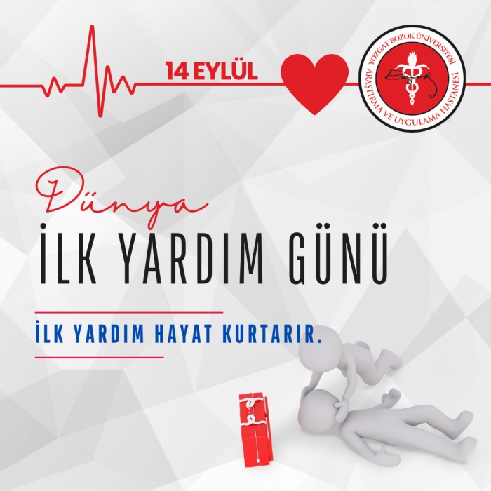 14 EYLÜL DÜNYA İLK YARDIM GÜNÜ